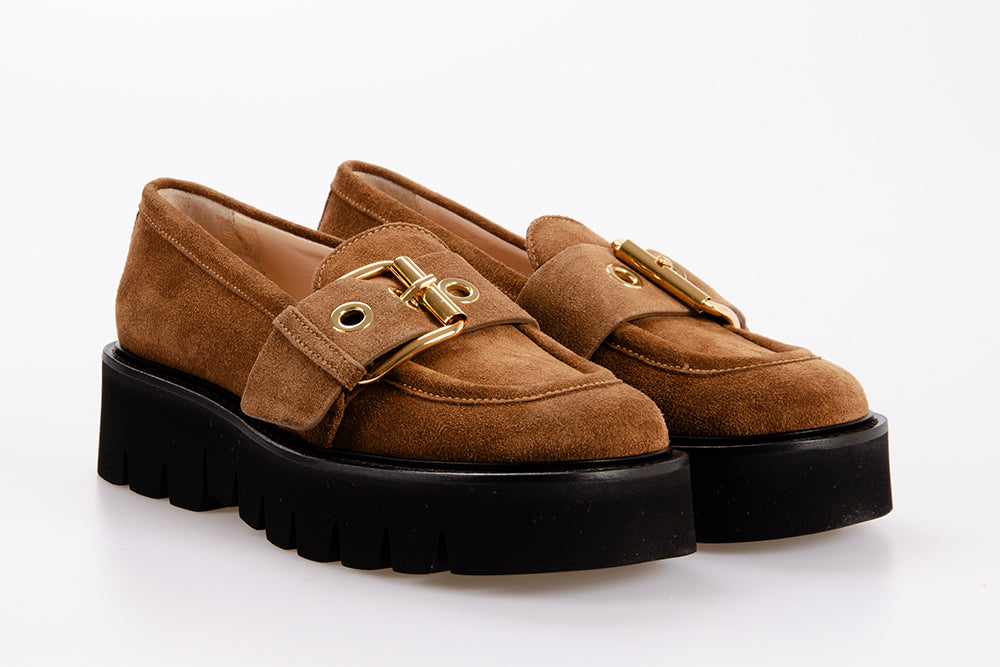 AGL Donna Mocassini D787002 FERGUS COGNAC