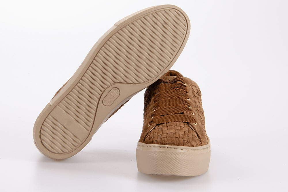 AGL Donna Sneaker D925309 FERGUS VANADA COGNAC