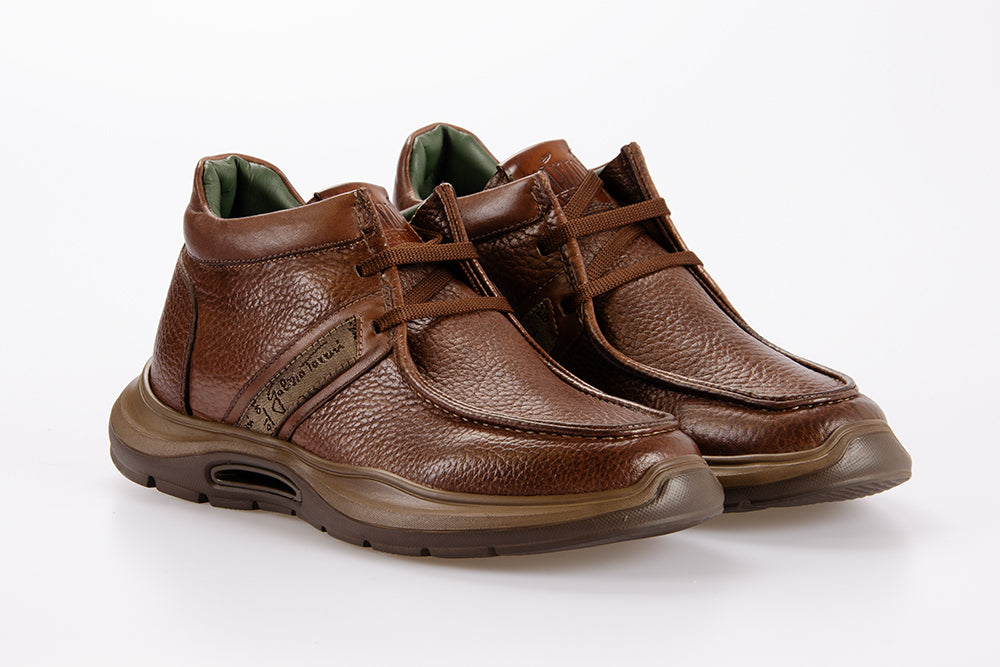 GALIZIO TORRESI Uomo Sneaker alta 325868 DAINO MARRONE