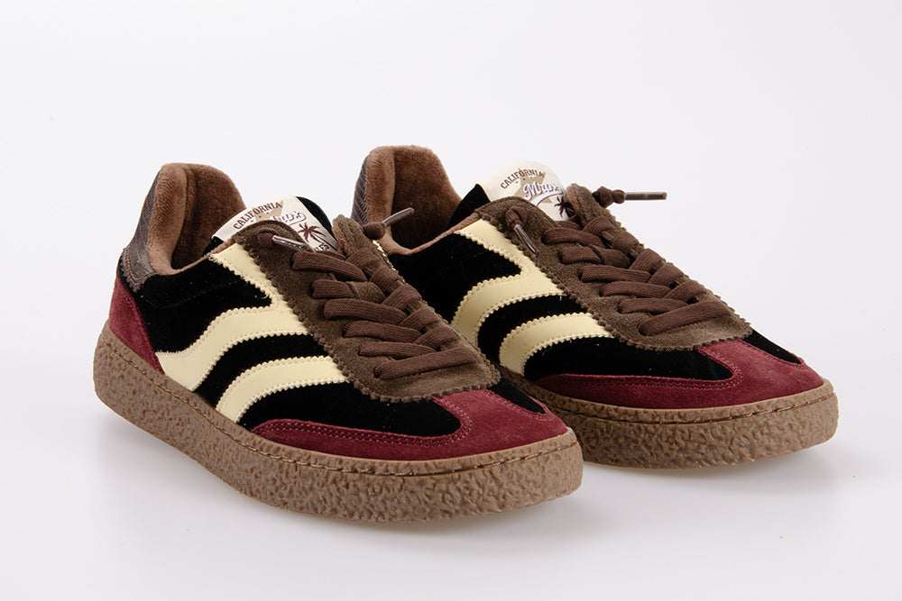 MRP STAR Donna Sneaker BECKY V8 BURGUNDY FOREST