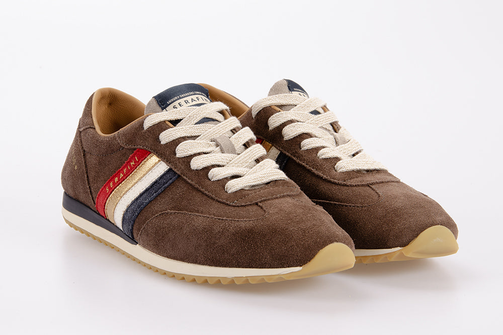 Serafini Uomo Sneaker AI26XRM13 COFFEE BLU