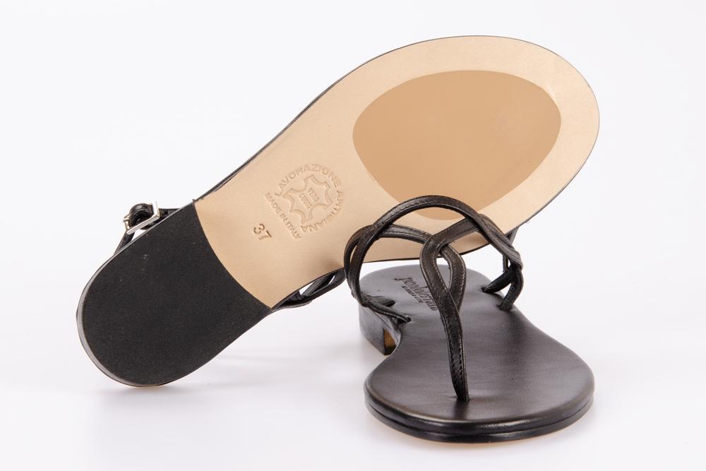 PAOLO FERRARA Donna Sandali CR1461/C NAPPA NERA