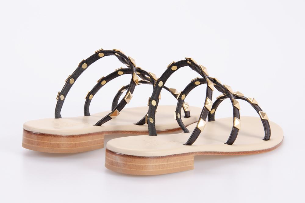 PAOLO FERRARA Donna Sandali CR2904 T15 NAPPA NERA