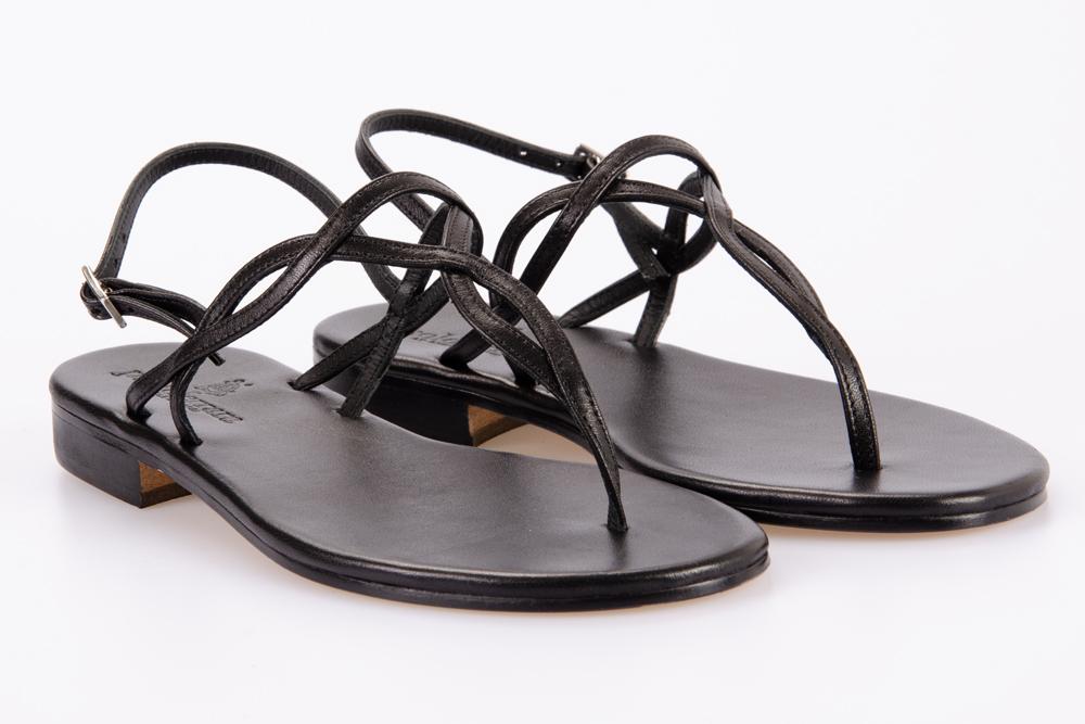 PAOLO FERRARA Donna Sandali CR1461/C NAPPA NERA