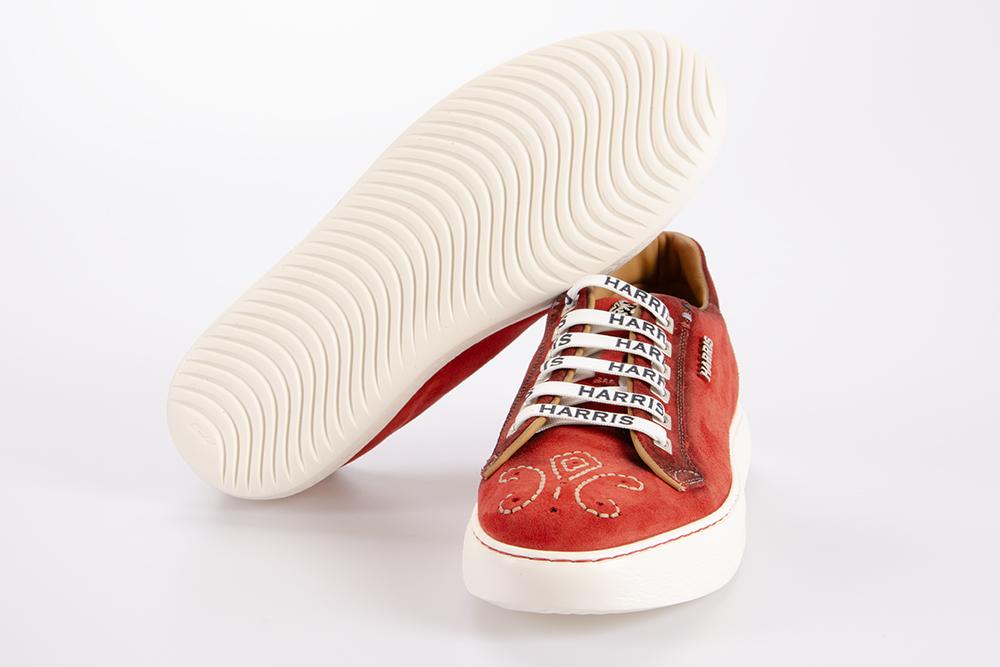 HARRIS Uomo Sneaker LONDON 4 ROSSO RUBINO