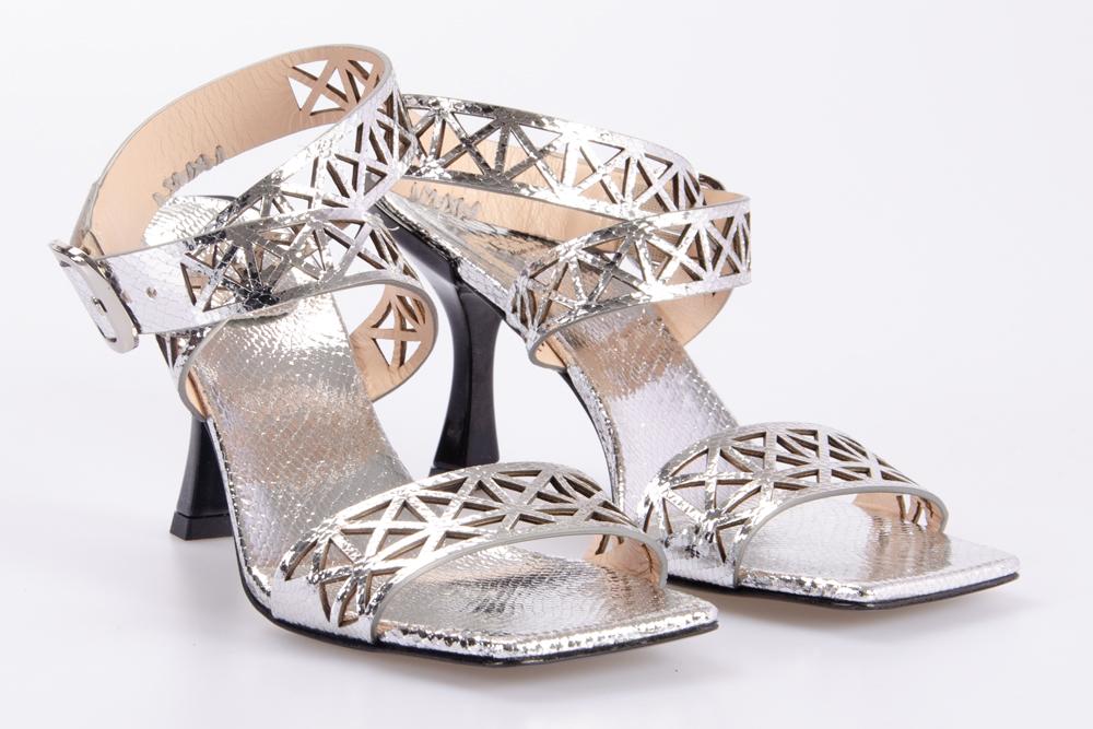 FABI Donna Scarpe con tacco FD8443 SILVER