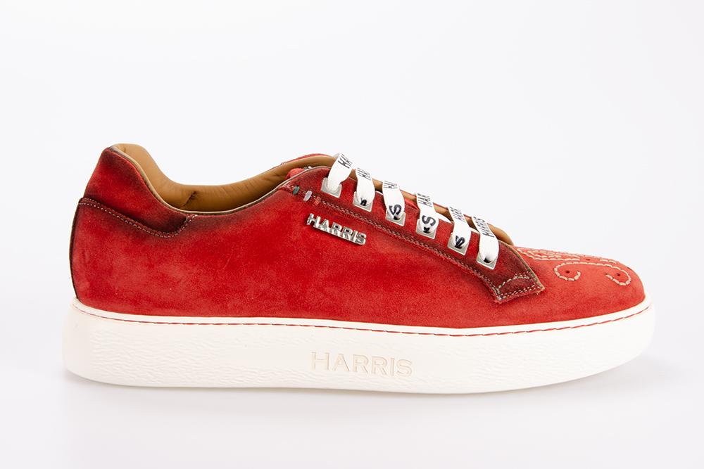 HARRIS Uomo Sneaker LONDON 4 ROSSO RUBINO