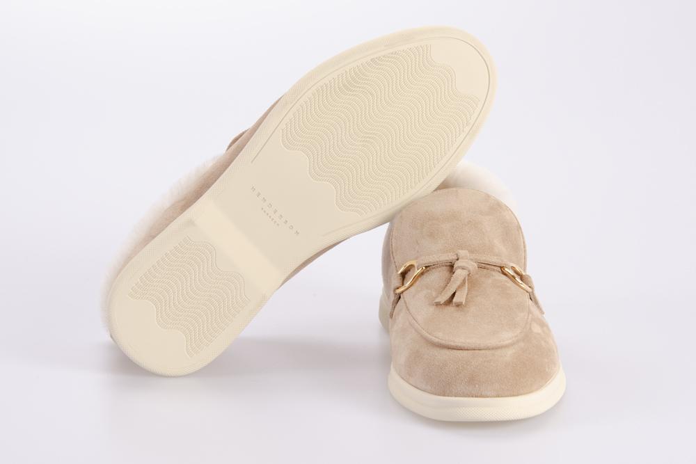 HENDERSON BARACCO Donna Mocassini LIZZY SUEDE CARAMEL