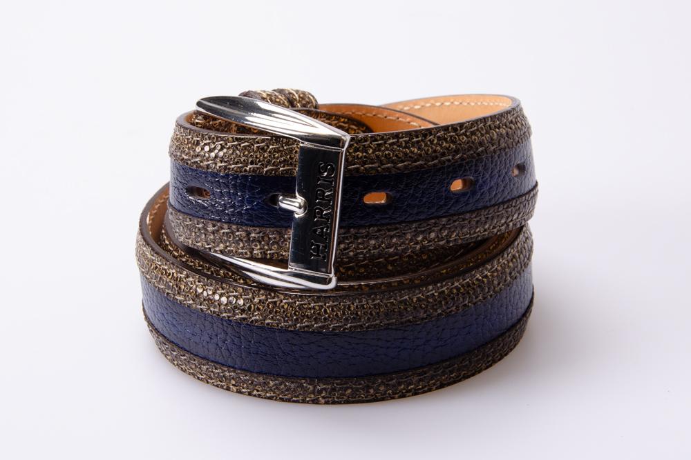 HARRIS Uomo Cintura 10 ALCE BLU