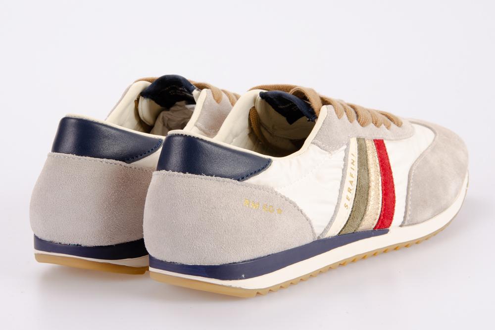 Serafini Uomo Sneaker PE26XRM51 WHITE BEIGE TRICOLORE