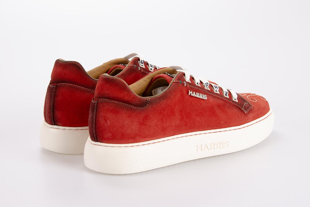 HARRIS Uomo Sneaker LONDON 4 ROSSO RUBINO
