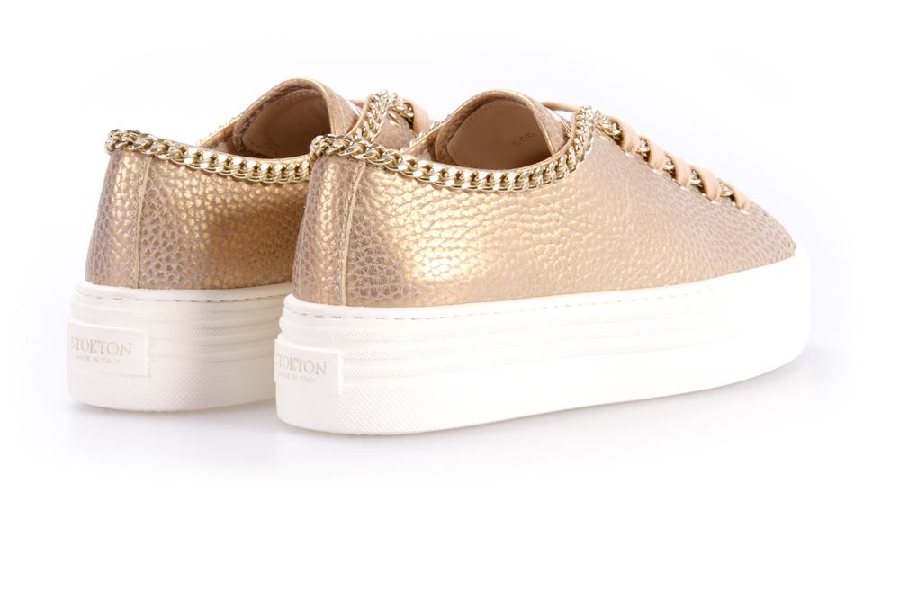 STOKTON Donna Sneaker 500-D BEIGE METALIZZATO