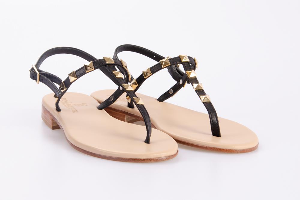 PAOLO FERRARA Donna Sandali 2903 NAPPA NERA