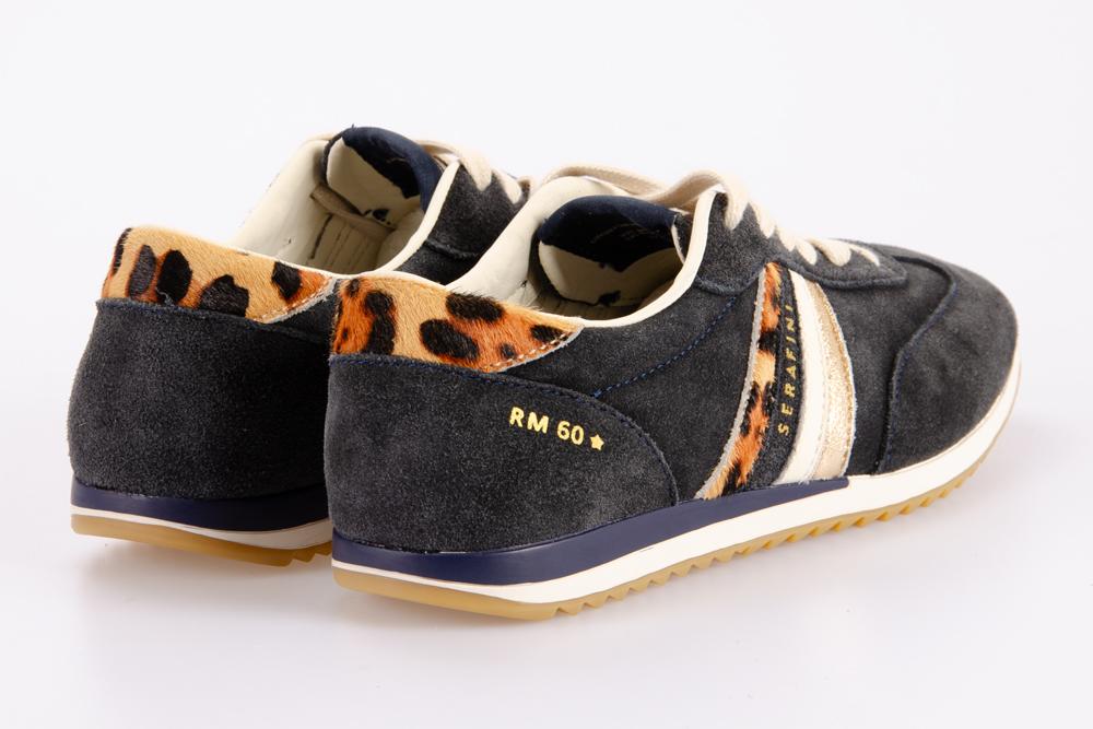 Serafini Donna Sneaker PE26XRM58 BLU LEOPARD GOLD