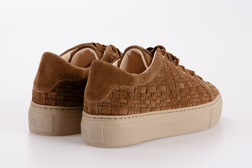 AGL Donna Sneaker D925309 FERGUS VANADA COGNAC 