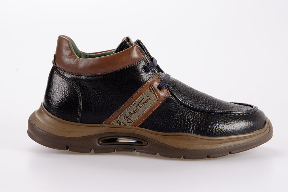 GALIZIO TORRESI Uomo Sneaker alta 325868 DAINO BLU 