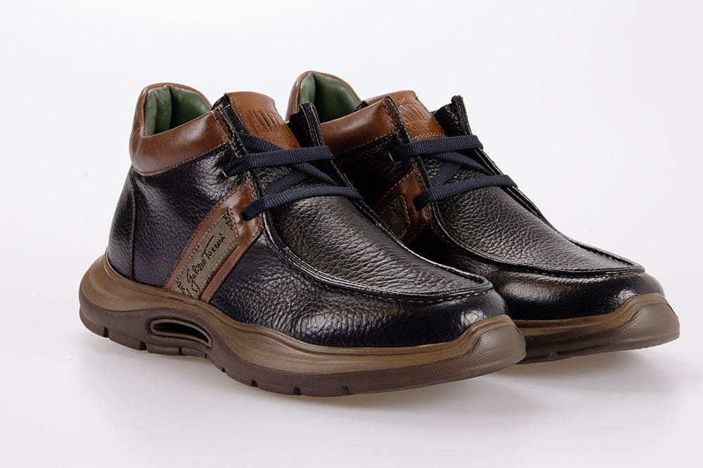 GALIZIO TORRESI Uomo Sneaker alta 325868 DAINO BLU 