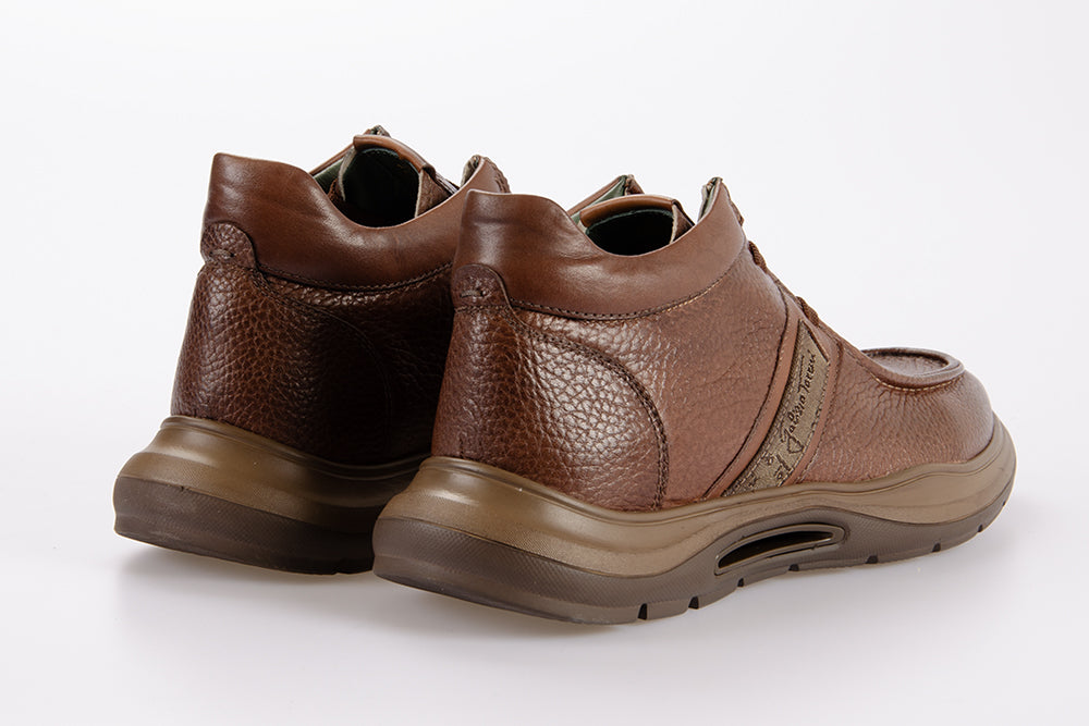 GALIZIO TORRESI Uomo Sneaker alta 325868 DAINO MARRONE 