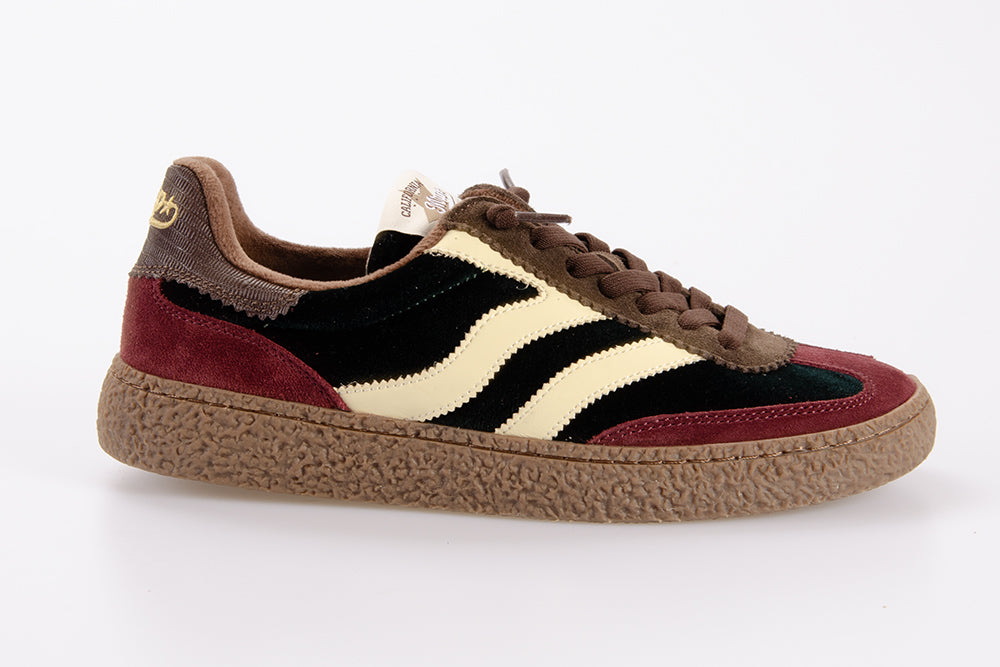 MRP STAR Donna Sneaker BECKY V8 BURGUNDY FOREST 