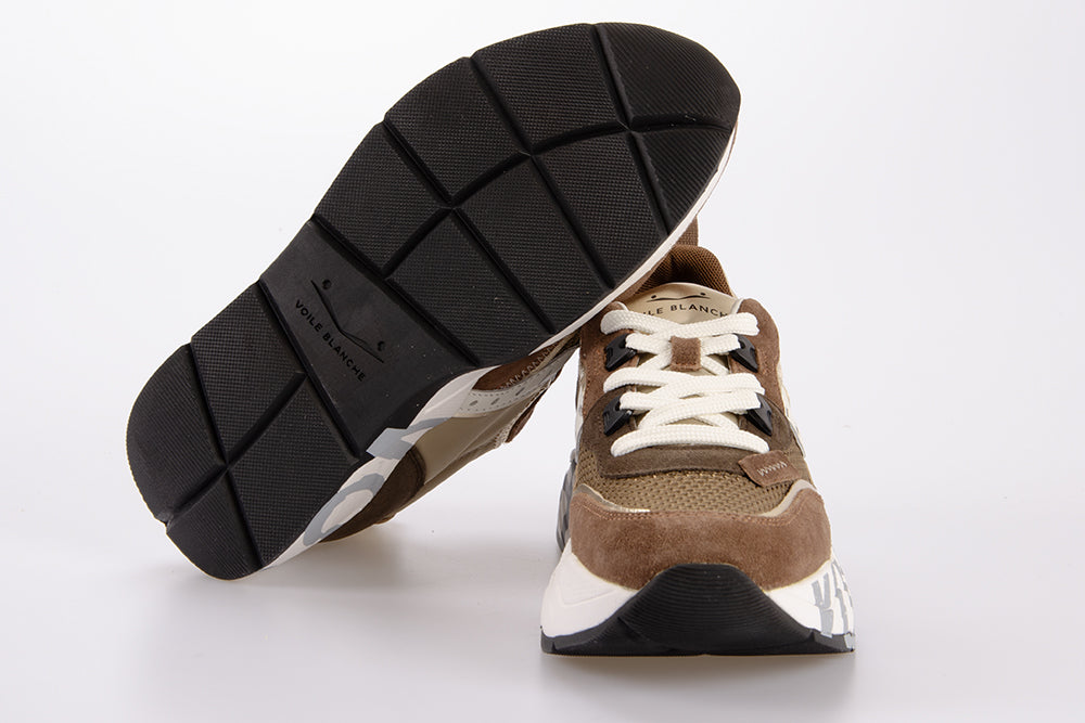 VOILE BLANCHE Donna Sneaker CLUB105 COCOA-DARK BROWN 