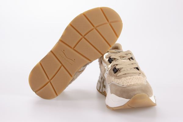 VOILE BLANCHE Donna Sneaker CLUB105 LIGHT BROWN-PLATINUM 