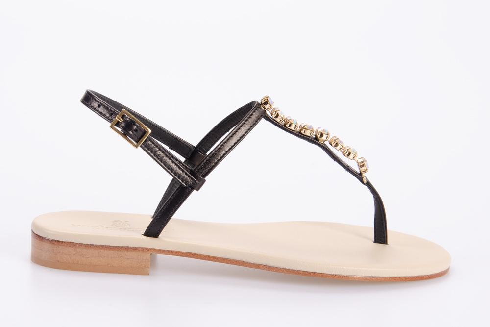 PAOLO FERRARA Donna Sandali CR3131/C NAPPA NERA 