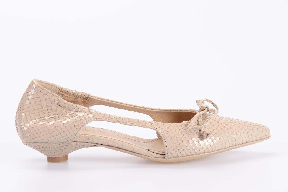 POMME D'OR Donna Decolte 2251A PYTHON PRINT SAND 