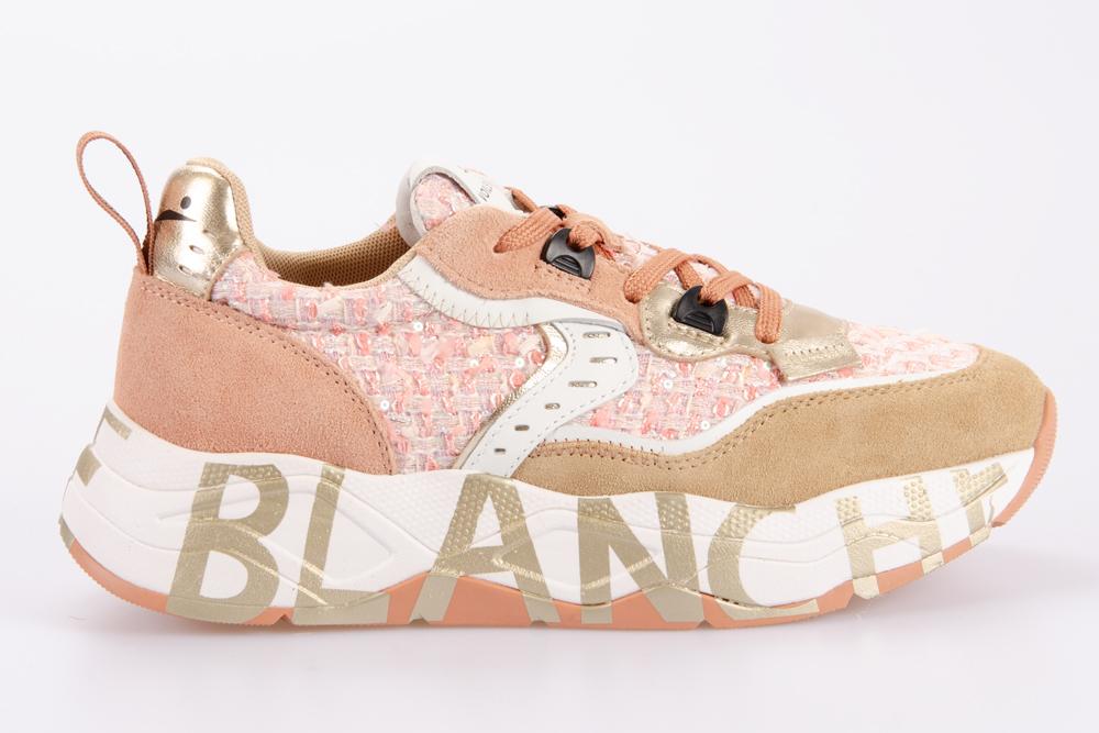 VOILE BLANCHE Donna Sneaker 7475.32.2D28 CARAMEL-SIENA ROSE 