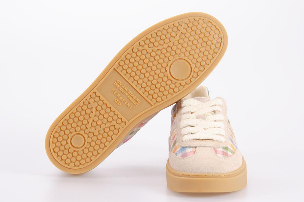 Serafini Donna Sneaker PE26DCOU01 BEIGE CHECKERED COLOURS 