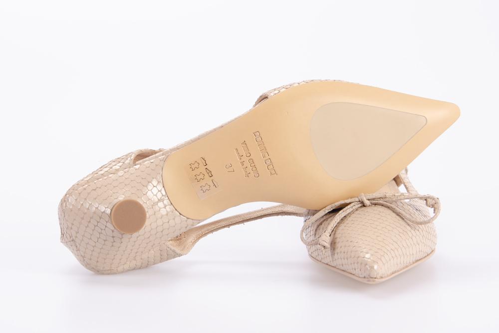POMME D'OR Donna Decolte 2251A PYTHON PRINT SAND 