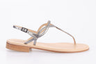 PAOLO FERRARA Donna Sandali 1461 LAMINATO ACCIAIO 