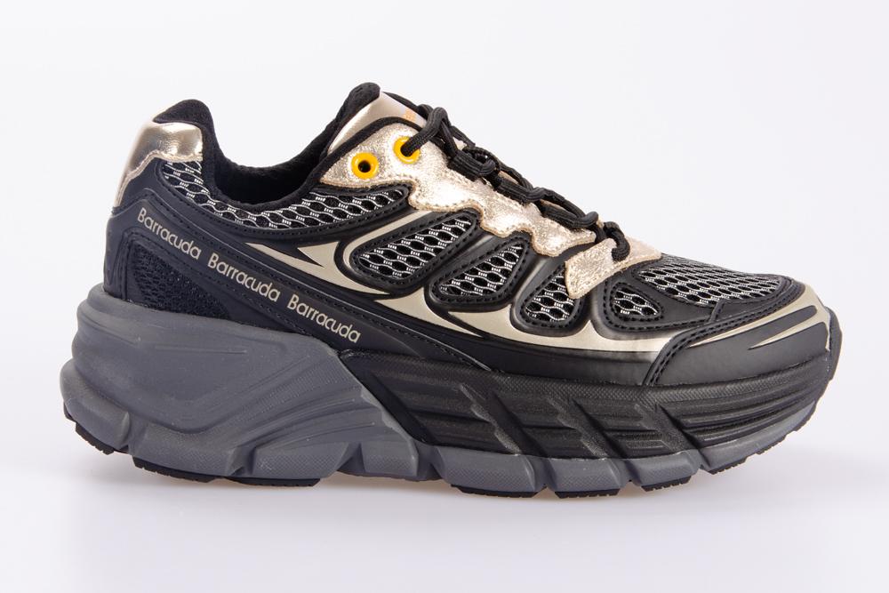 BARRACUDA Donna Sneaker BD1420 BLACK GOLD 