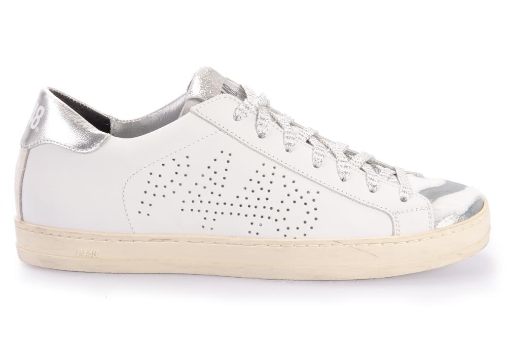 P448 Donna Sneaker JOHN-W COW/SIL 