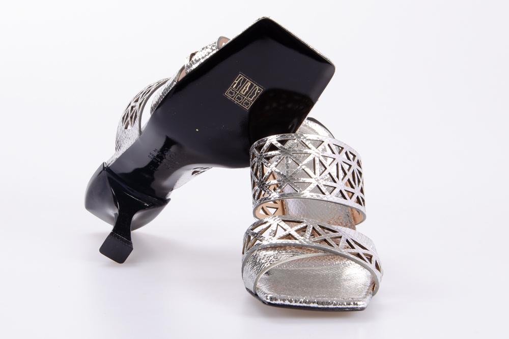 FABI Donna Scarpe con tacco FD8444 SILVER 