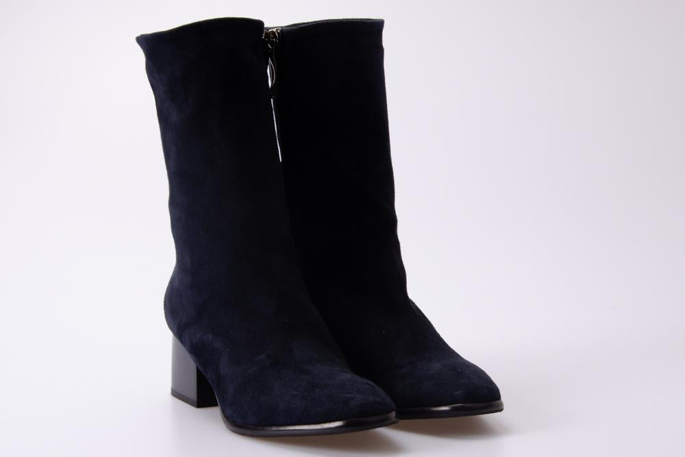 BALDIN Donna Stivale W193604 VELOUR BLU 
