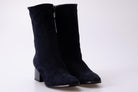 BALDIN Donna Stivale W193604 VELOUR BLU 