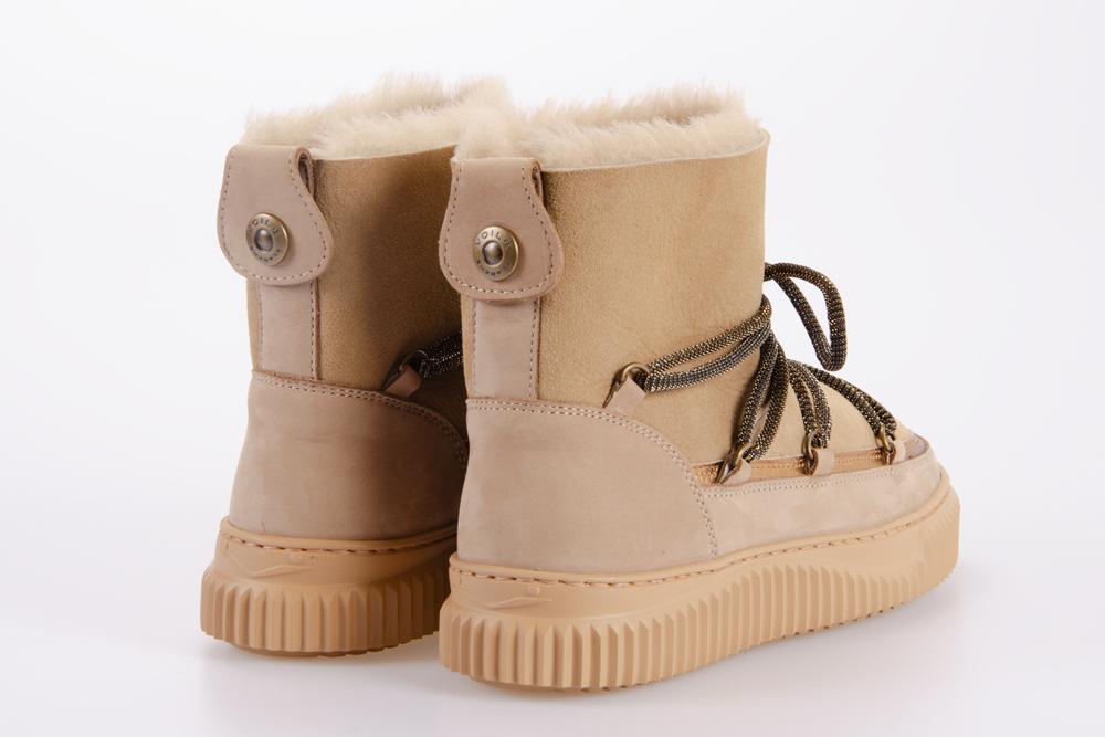 VOILE BLANCHE Donna Stivaletto 2016958 CORTINA SHEARLING BEIGE BRONZE 