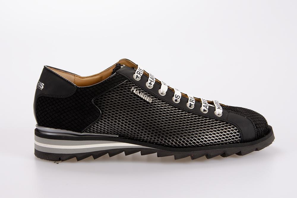 HARRIS Uomo Sneaker 0818 PYTHON NERO MATRIX 