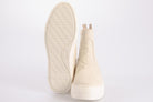AGL Donna Sneaker alta D925576 MEGHAN EMBROIDERY GESSO MILK 