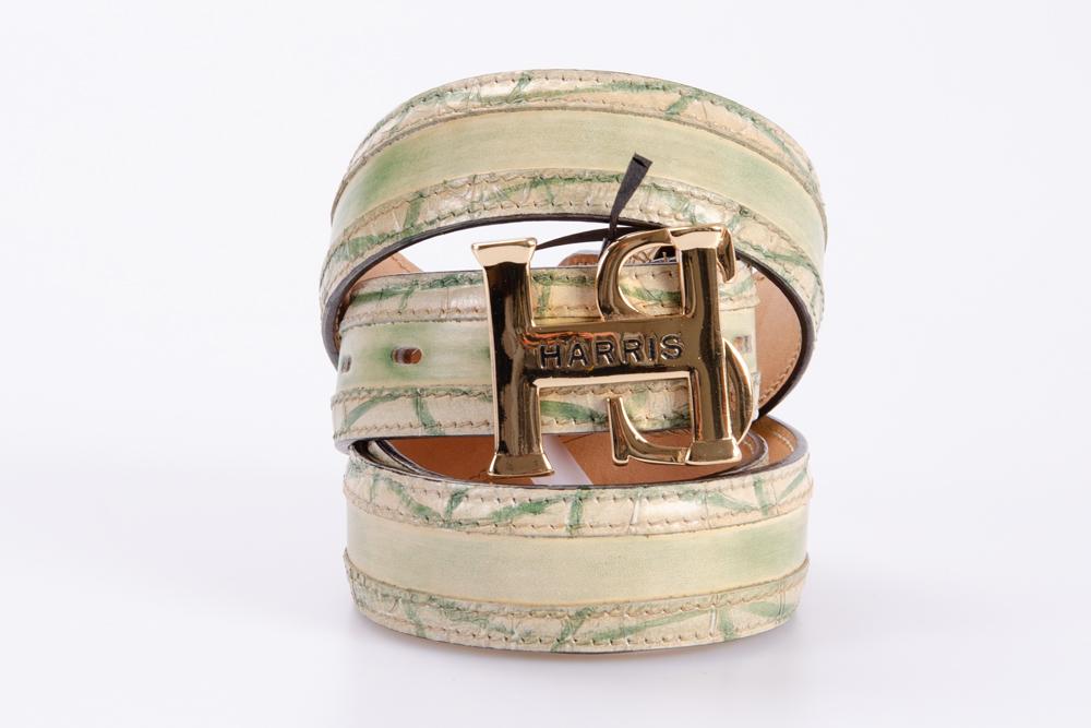 HARRIS Uomo Cintura 10 COCCO GREEN 