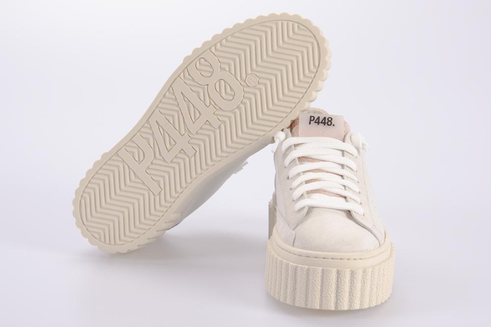 P448 Donna Sneaker CREEPER2-W WHI-RAME 