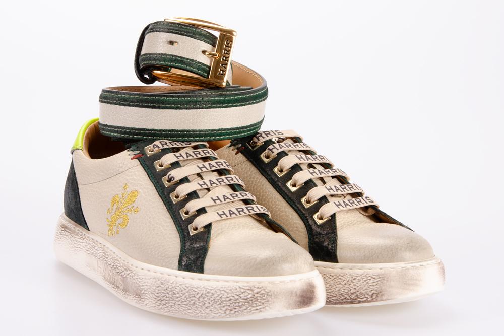 HARRIS Uomo Cintura 10 BEIGE INVECCHIATA 
