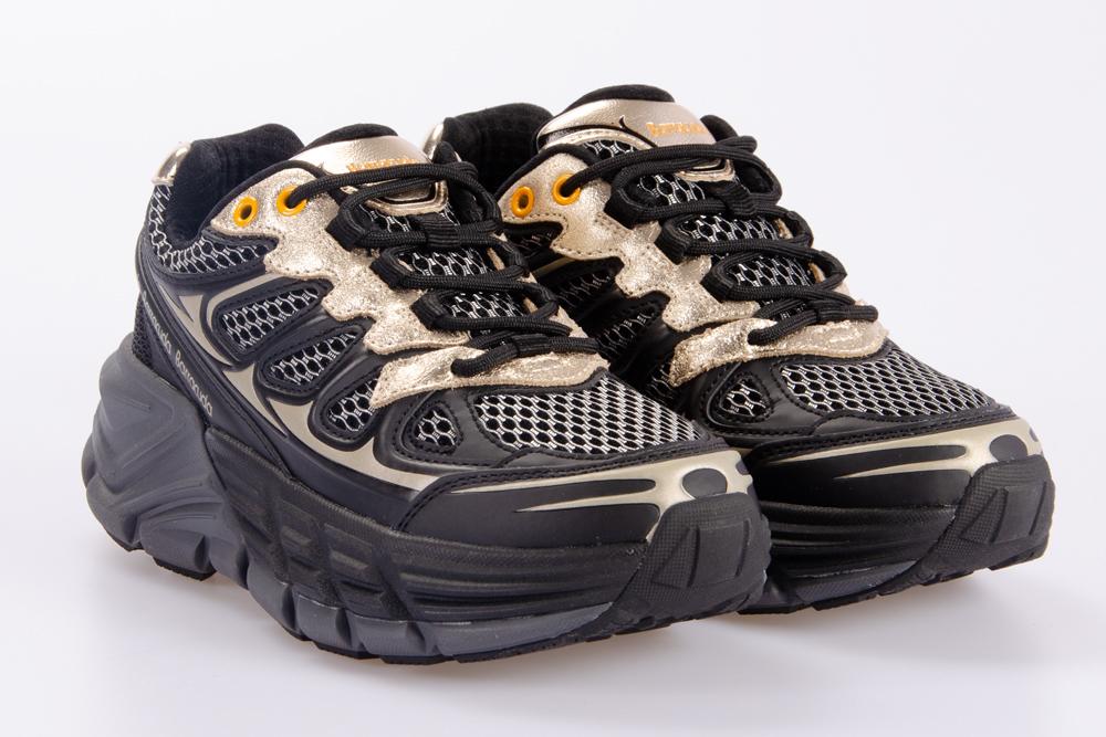 BARRACUDA Donna Sneaker BD1420 BLACK GOLD 