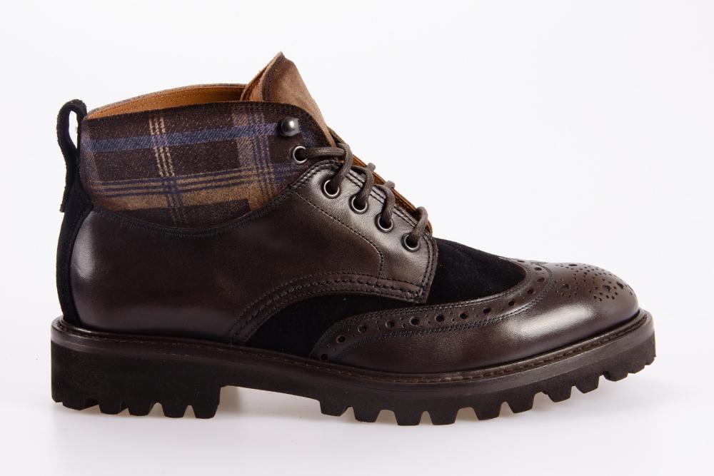 BOTTI Uomo Stivaletto 44 BLU CUOIO 