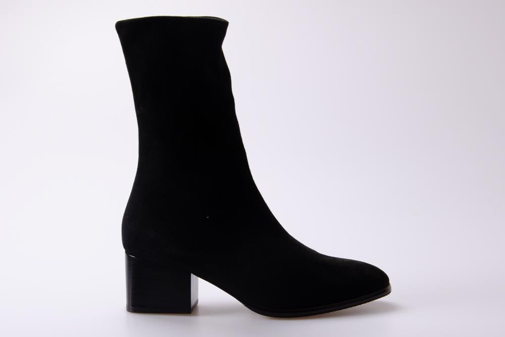 BALDIN Donna Stivale W193604 VELOUR NERO 