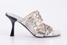 FABI Donna Scarpe con tacco FD8444 SILVER 