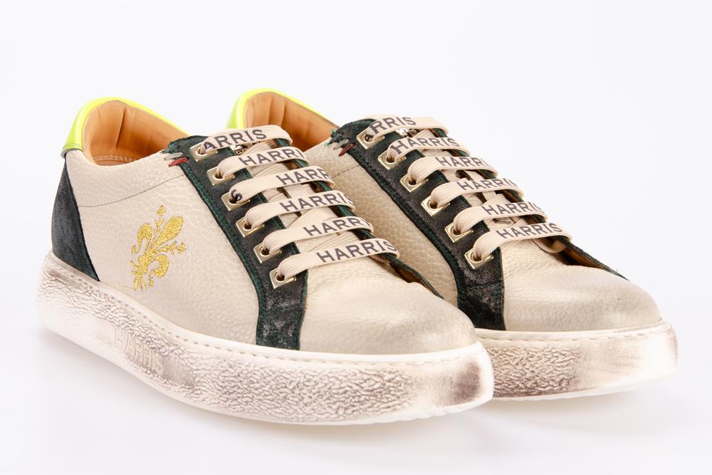 HARRIS Uomo Sneaker MONACO/2 BEIGE INVECCHIATO 