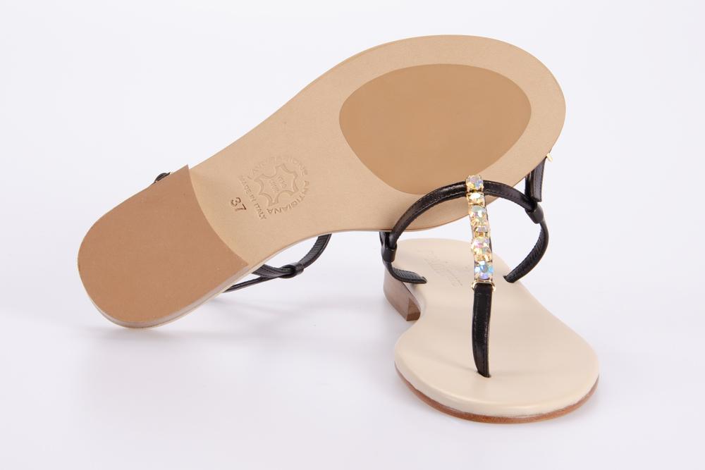 PAOLO FERRARA Donna Sandali CR3131/C NAPPA NERA 