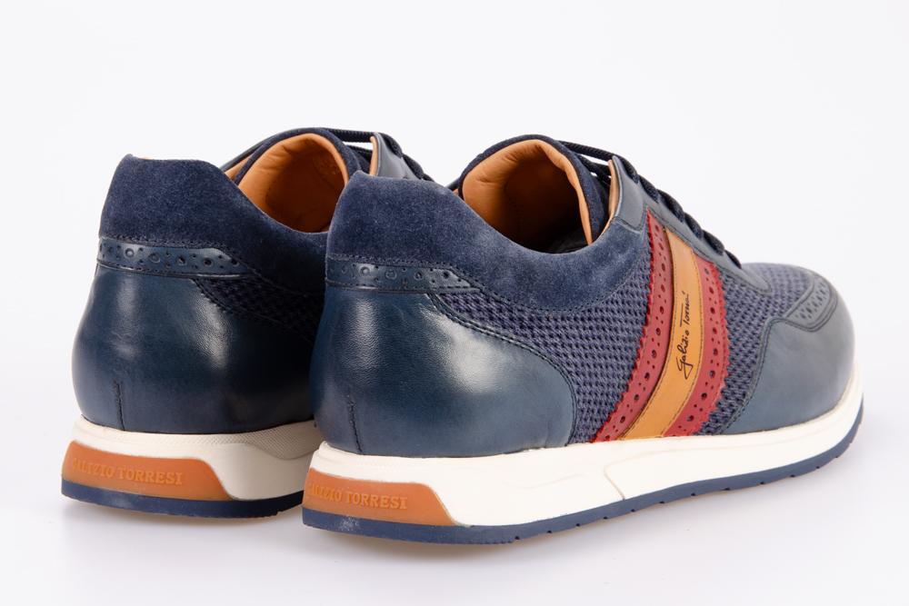 GALIZIO TORRESI Uomo Sneaker 319458 FOULARD BLU 