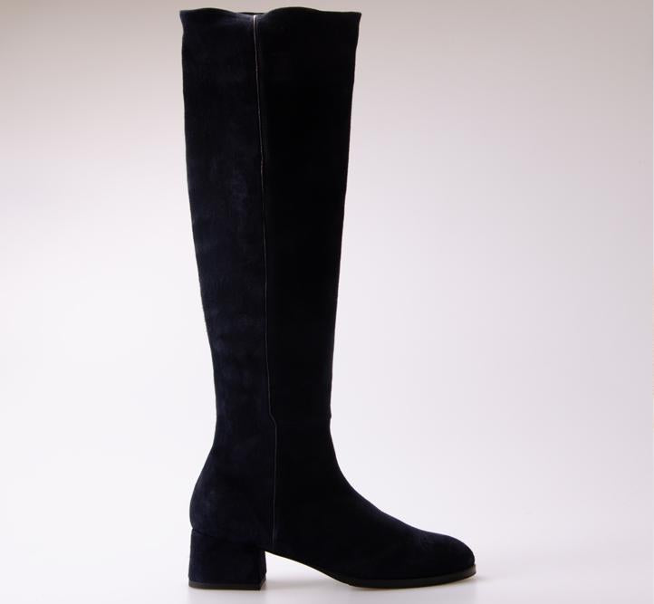BALDIN Donna Stivale 25417/H VELOUR BLU 